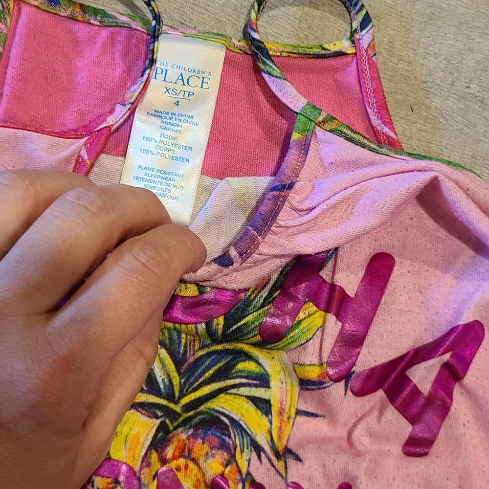 🍋‍🟩Childrens Place Aloha morning pajama top ☀️
